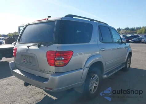 2004 Toyota Sequoia Sr5 V8 из США, поврежденный, VIN 5TDBT44A24S219345